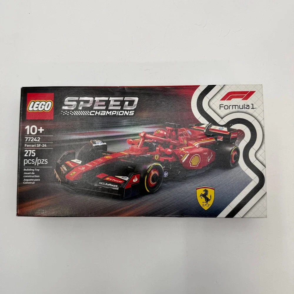 LEGO Speed Champions Ferrari F1 Race Car Set 275 Piece Block New